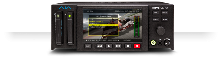 Le lecteur enregistreur 4K AJA Ki Pro Ultra
