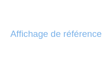 Affichage de référence