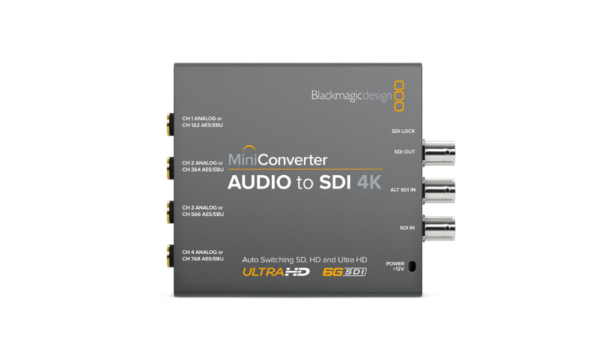 Mini Converter – Audio to SDI 4K